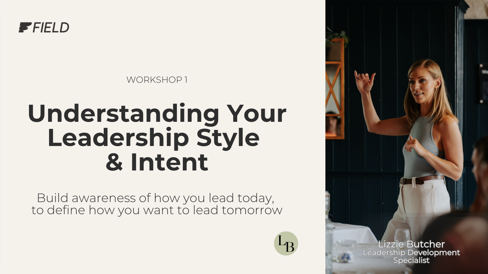 Example leadership workshop on understanding your leadership style